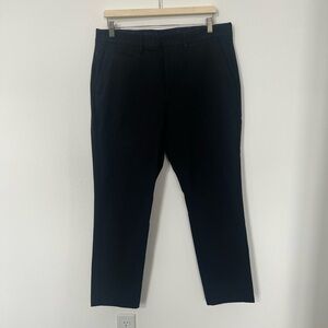 Men's 34x30 J. Crew Black Tech Pants